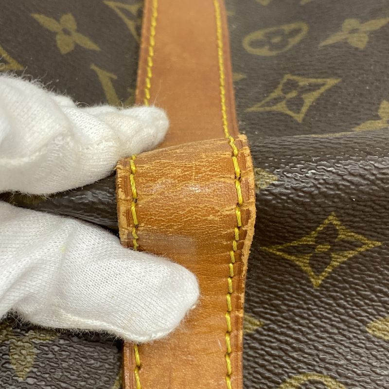 Louis Vuitton Boston Bag Monogram Keepall 55 M41424 Brown Men Women Unisex