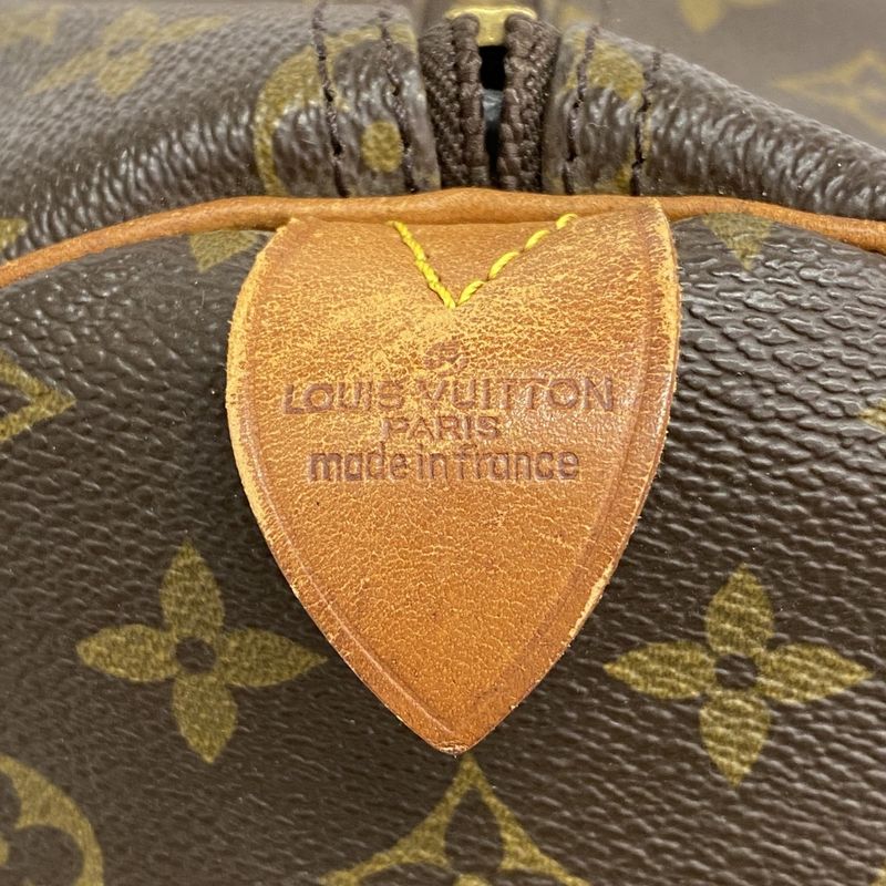 Louis Vuitton Boston Bag Monogram Keepall 55 M41424 Brown Men Women Unisex