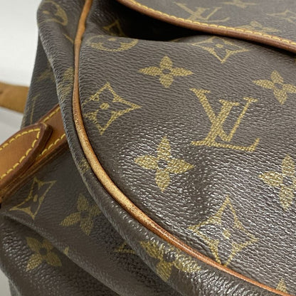 Louis Vuitton Shoulder Bag Monogram Saumur 35 M42254 Brown Ladies
