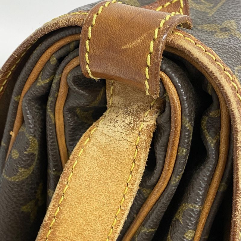 Louis Vuitton Shoulder Bag Monogram Saumur 35 M42254 Brown Ladies