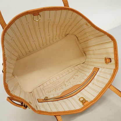 Louis Vuitton Tote Bag Damier Azure Neverfull PM N51110 White Ladies