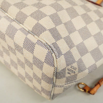 Louis Vuitton Tote Bag Damier Azure Neverfull PM N51110 White Ladies