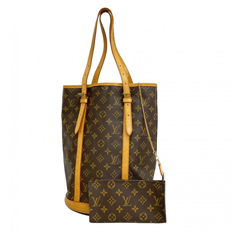 Louis Vuitton Tote Bag Monogram Bucket GM M42236 Brown Ladies
