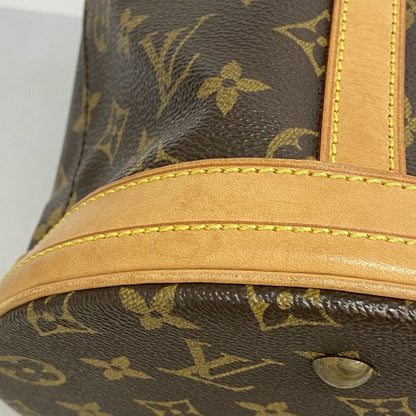 Louis Vuitton Tote Bag Monogram Bucket GM M42236 Brown Ladies