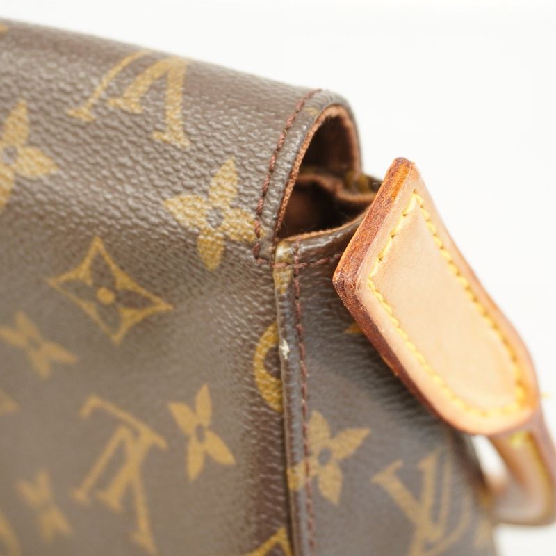 Louis Vuitton Shoulder Bag Monogram Mini Looping M51147 Brown Women's