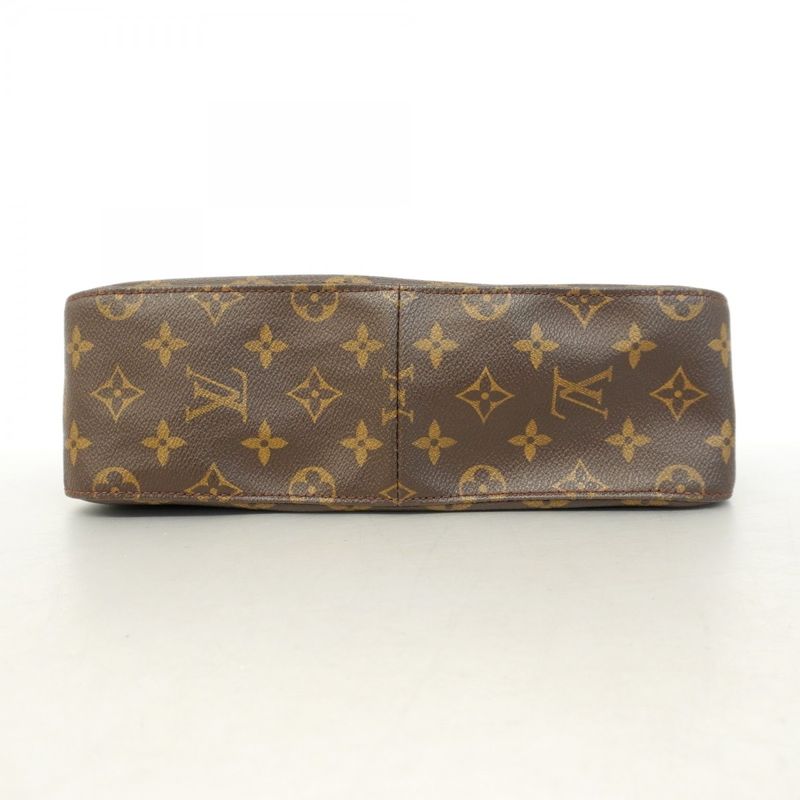 Louis Vuitton Shoulder Bag Monogram Mini Looping M51147 Brown Women's