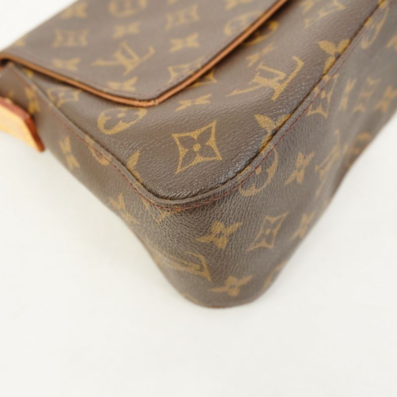 Louis Vuitton Shoulder Bag Monogram Mini Looping M51147 Brown Women's