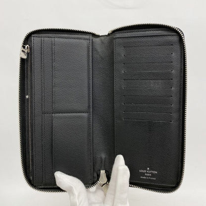 Louis Vuitton Long Wallet Damier Graphite Zippy Wallet Vertical N63095 Black
