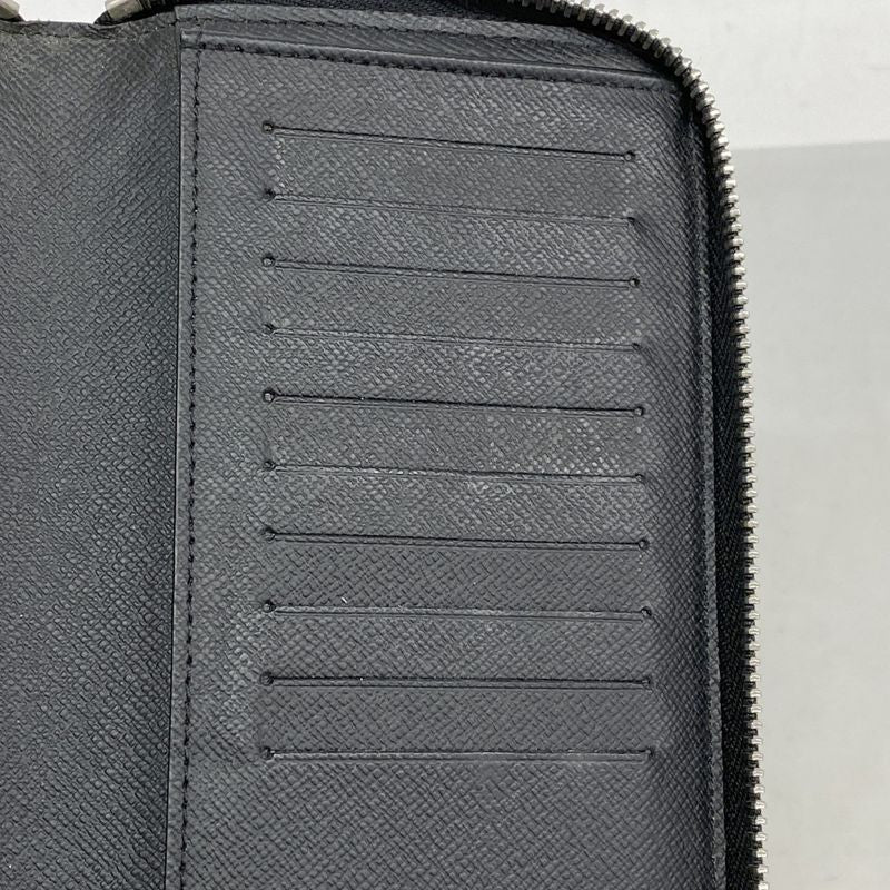 Louis Vuitton Long Wallet Damier Graphite Zippy Wallet Vertical N63095 Black