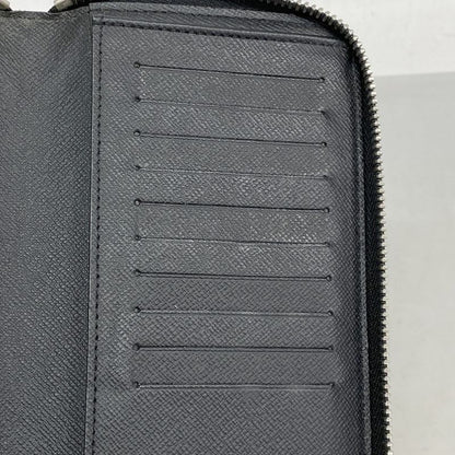 Louis Vuitton Long Wallet Damier Graphite Zippy Wallet Vertical N63095 Black