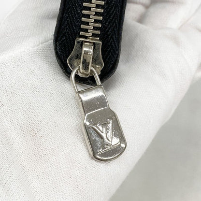 Louis Vuitton Long Wallet Damier Graphite Zippy Wallet Vertical N63095 Black