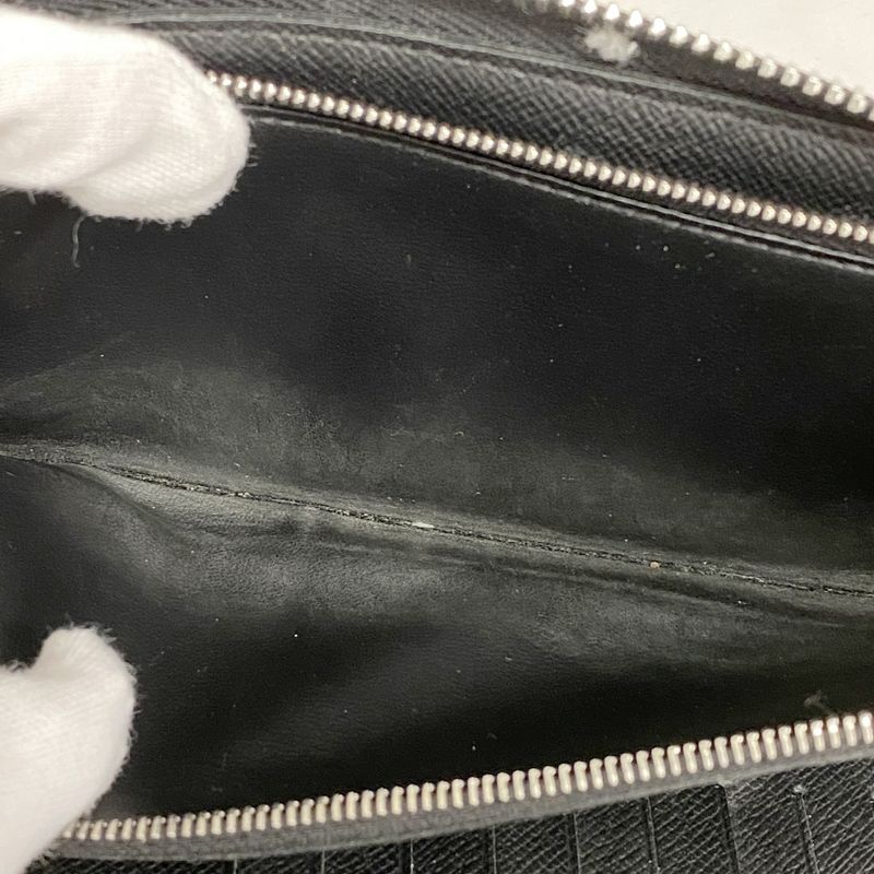 Louis Vuitton Long Wallet Damier Graphite Zippy Wallet Vertical N63095 Black