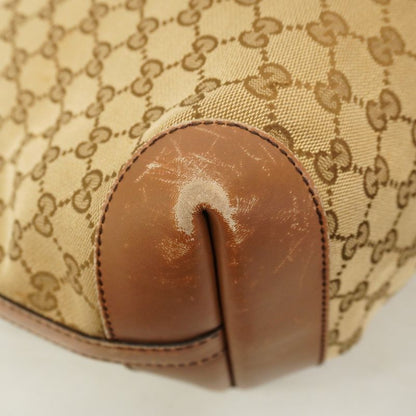 Gucci Tote Bag GG Canvas 247209 Canvas Brown Chien Pan Gold Hardware Women's