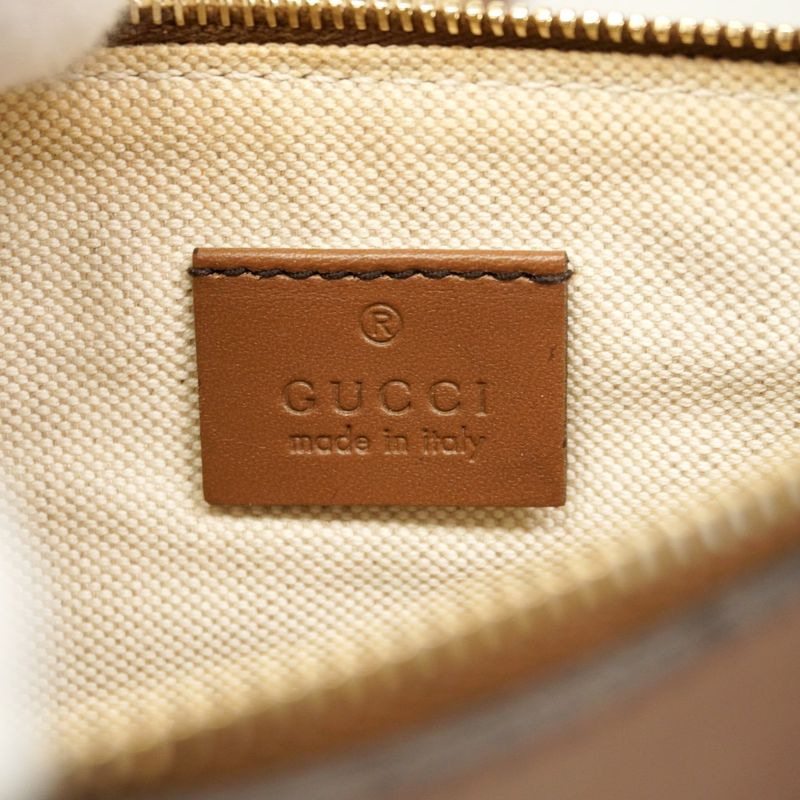 Gucci Tote Bag GG Canvas 247209 Canvas Brown Chien Pan Gold Hardware Women's