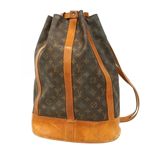 Louis Vuitton Shoulder Bag Monogram Randonnée GM M42244 Brown Women's