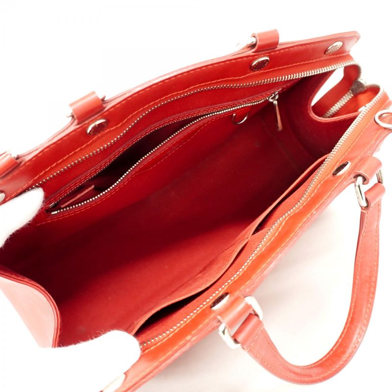 Louis Vuitton Handbag Epi MM M4030e Carmine Ladies