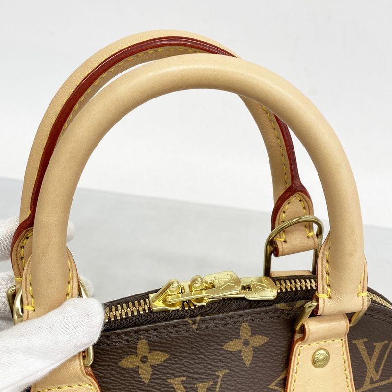 Louis Vuitton Handbag Monogram Alma BB M53152 Brown 2way Bag Ladies