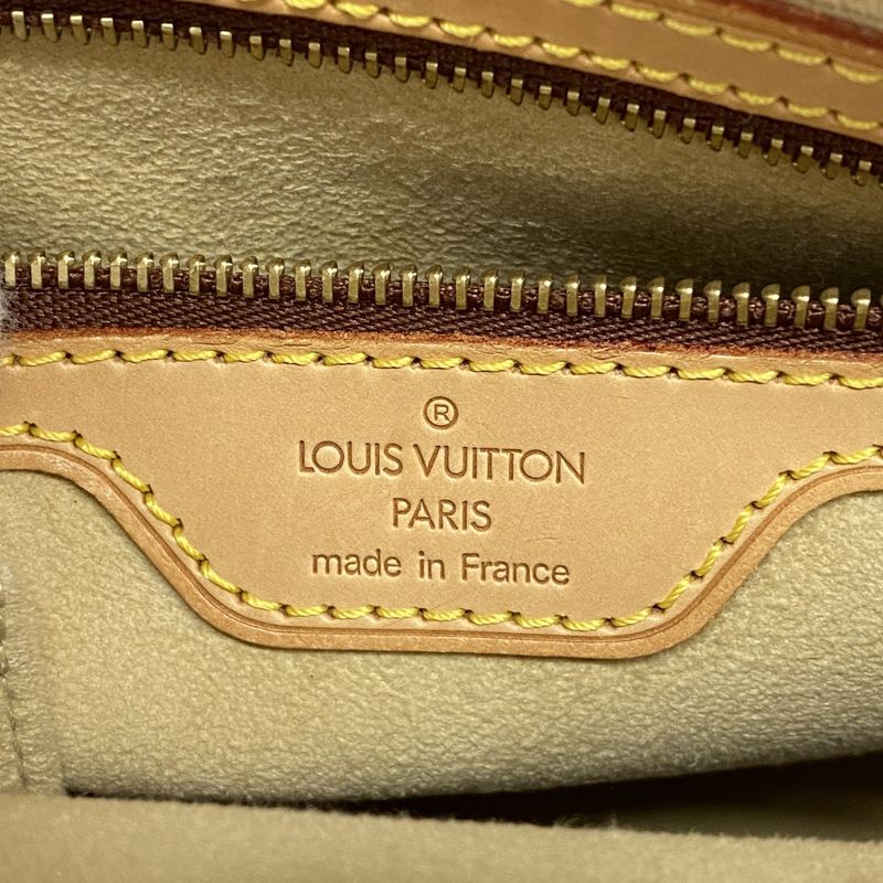 Louis Vuitton Shoulder Bag Monogram Looping MM M51146 Brown Ladies