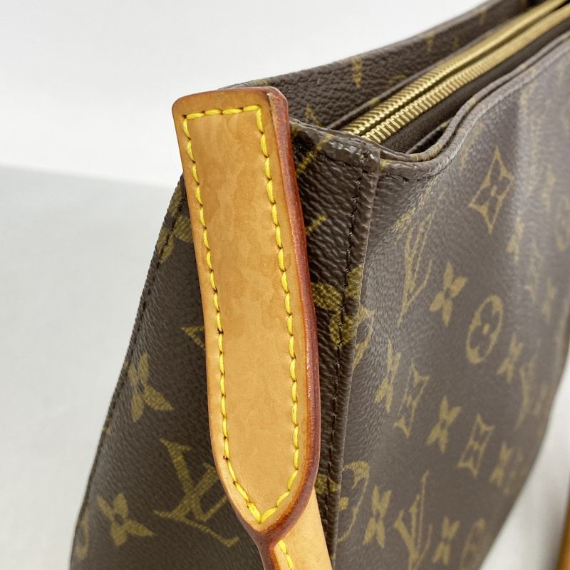 Louis Vuitton Shoulder Bag Monogram Looping MM M51146 Brown Ladies