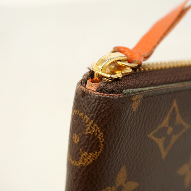 Louis Vuitton Long Wallet Monogram Portefeuille Clemence M60743 Brown Pimon