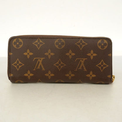 Louis Vuitton Long Wallet Monogram Portefeuille Clemence M60743 Brown Pimon