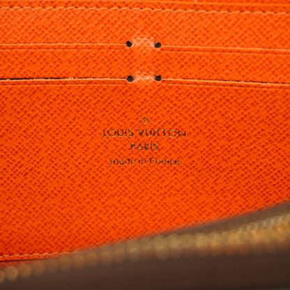 Louis Vuitton Long Wallet Monogram Portefeuille Clemence M60743 Brown Pimon