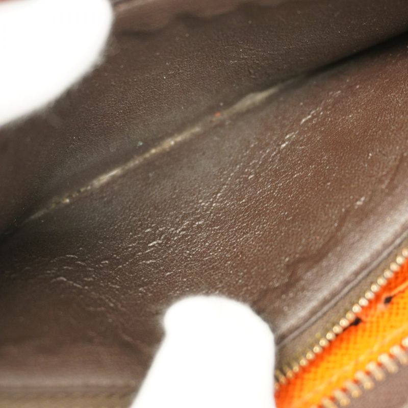 Louis Vuitton Long Wallet Monogram Portefeuille Clemence M60743 Brown Pimon