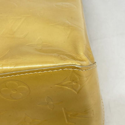 Louis Vuitton Tote Bag Vernis Lead MM M91141 Beige Ladies