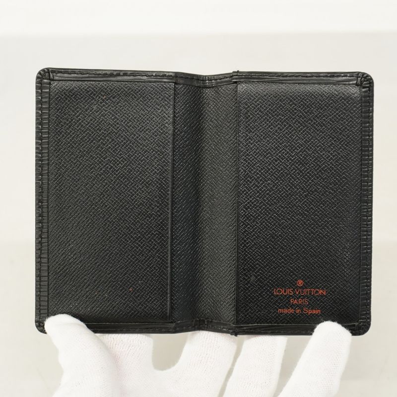 Louis Vuitton Card Case Epi Pochette Cultwidget M56572 Noir Black Men Women