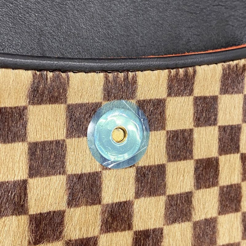 Louis Vuitton Shoulder Bag Damier Sauvage Gazelle M92130 Brown Ladies