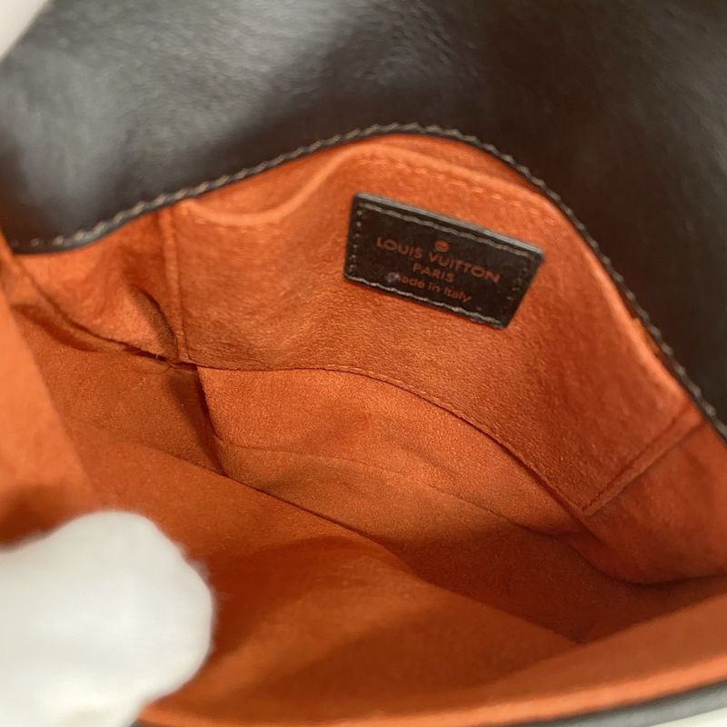 Louis Vuitton Shoulder Bag Damier Sauvage Gazelle M92130 Brown Ladies