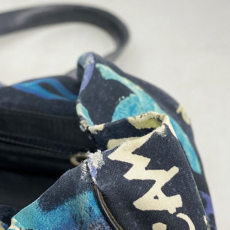 Chanel Tote Bag New Travel Nylon Blue Silver Hardware Women's