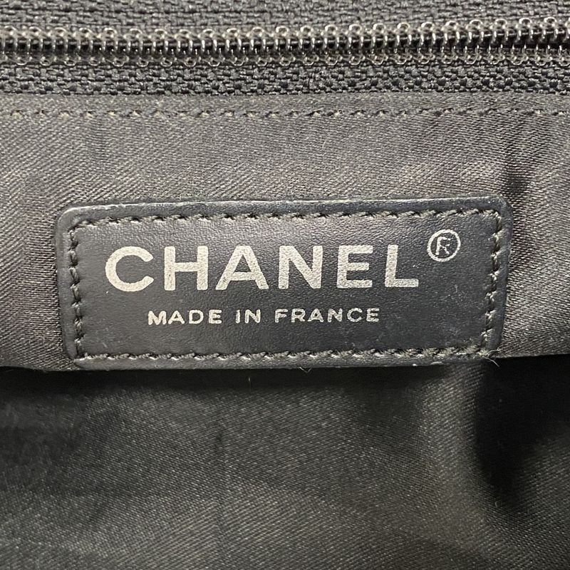 Chanel Tote Bag New Travel Nylon Blue Silver Hardware Women's