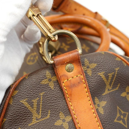 Louis Vuitton Boston Bag Monogram Keepall Bandoliere 45 M41418 Brown Men Women