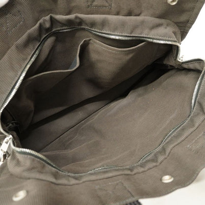 Hermes Tote Bag Her Line MM Canvas Gray Silver Hardware Women