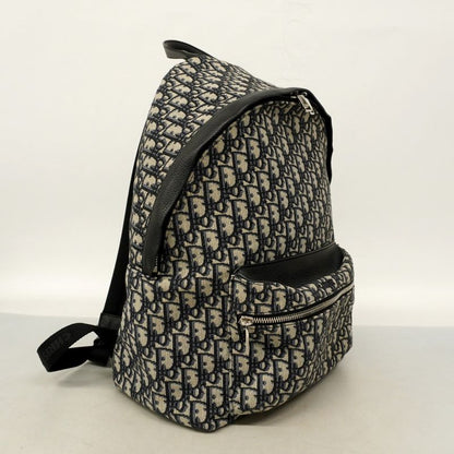 Christian Dior Backpack/daypack Trotter Canvas Navy Silver Hardware Men's