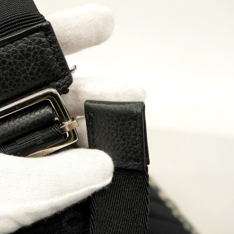 Christian Dior Backpack/daypack Trotter Canvas Navy Silver Hardware Men's