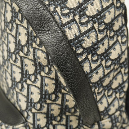 Christian Dior Backpack/daypack Trotter Canvas Navy Silver Hardware Men's