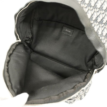 Christian Dior Backpack/daypack Trotter Canvas Navy Silver Hardware Men's