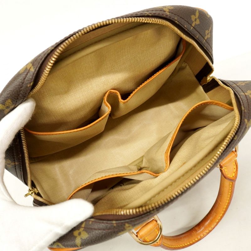 Louis Vuitton Handbag Monogram Trouville M42228 Brown Ladies