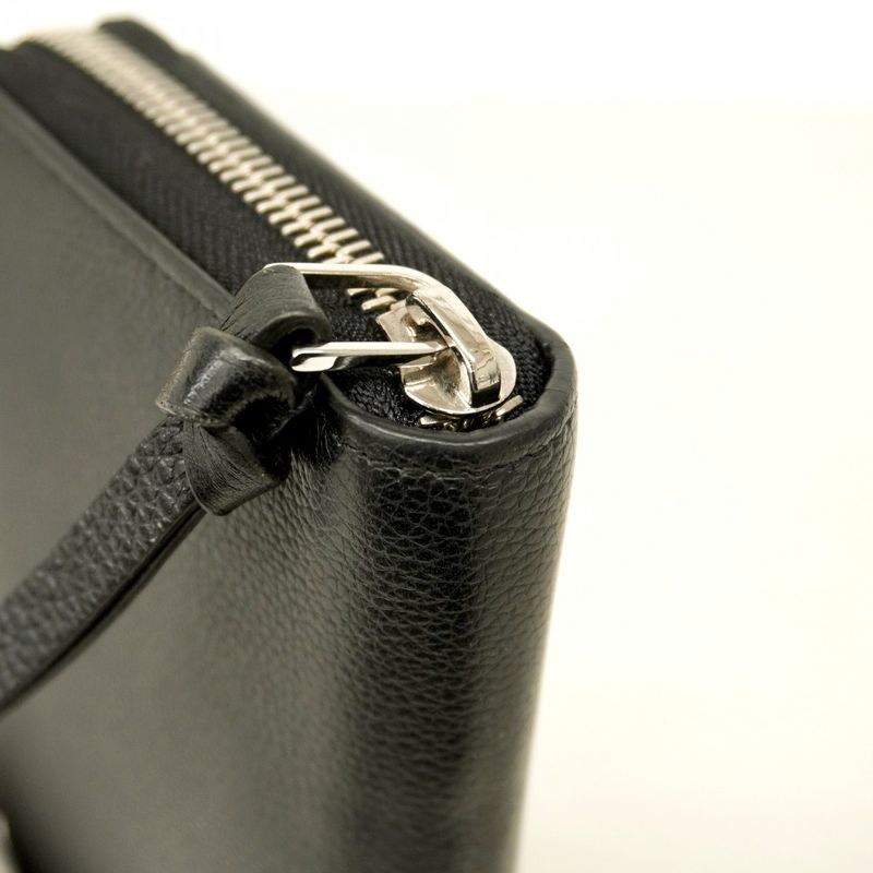 Louis Vuitton Long Wallet Zippy Lock Me M62622 Noir Black Men Women Unisex