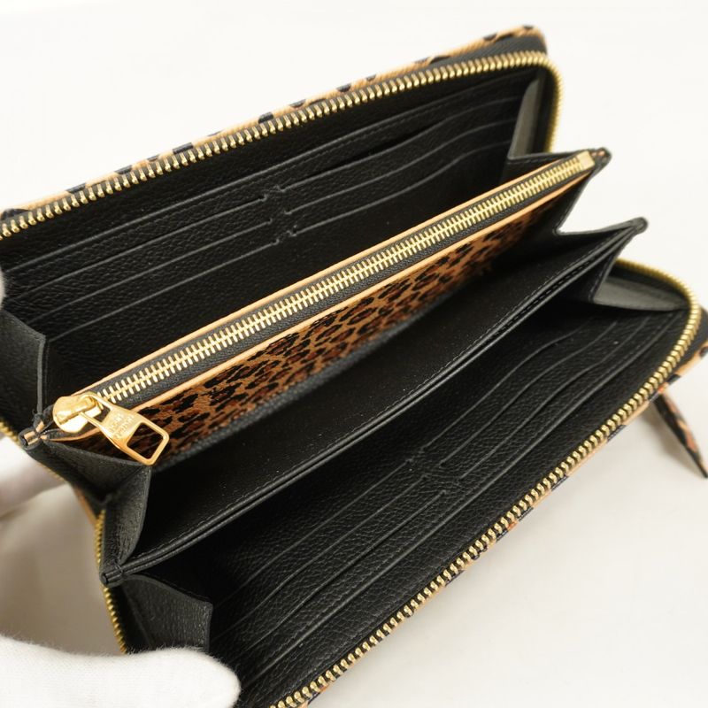 Louis Vuitton Long Wallet Monogram ・empreinte Wild at Heart Zippy Wallet M80680