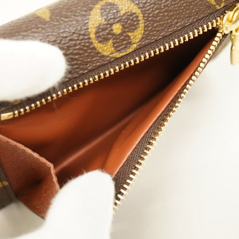 Louis Vuitton Trifold Wallet Monogram Portefeuille Koala M58013 Brown Ladies