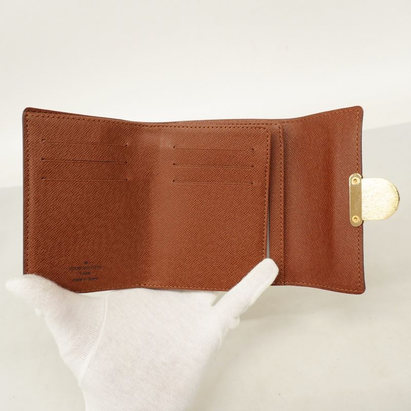 Louis Vuitton Trifold Wallet Monogram Portefeuille Koala M58013 Brown Ladies