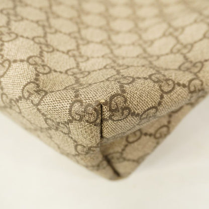 Gucci Tote Bag GG Supreme Sherry Line 211134 PVC Brown Chien Pangold Hardware