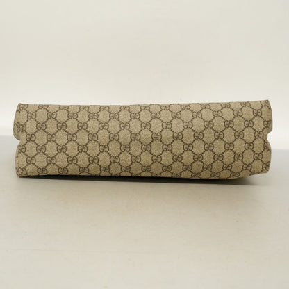 Gucci Tote Bag GG Supreme Sherry Line 211134 PVC Brown Chien Pangold Hardware