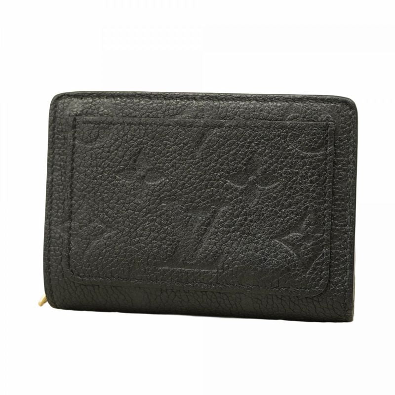 Louis Vuitton Wallet Monogram ・empreinte Portefeuille M80151 Noir Black Women's