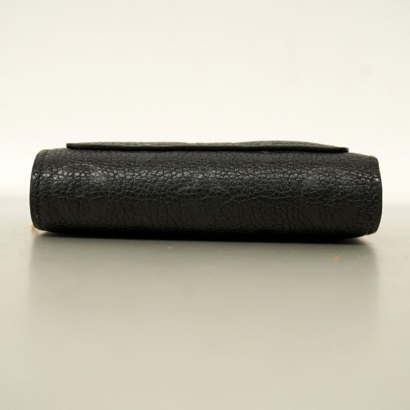 Louis Vuitton Wallet Monogram ・empreinte Portefeuille M80151 Noir Black Women's