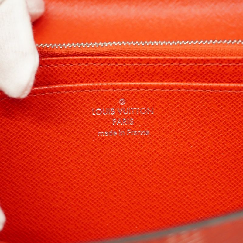 Louis Vuitton Long Wallet Epi Portefeuille Twist M61179 Coquelicot Women's