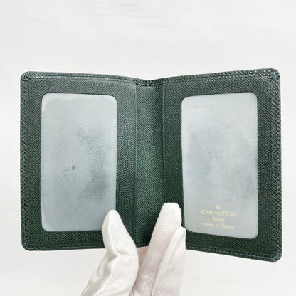 Louis Vuitton Card Case Taiga Porte 2 Cult Vertical M30494 Epi Sear Men's